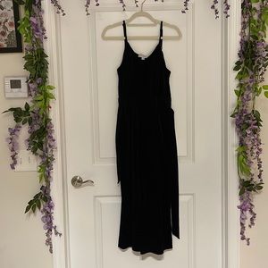 Pop Sugar Black Velvet Jumpsuit